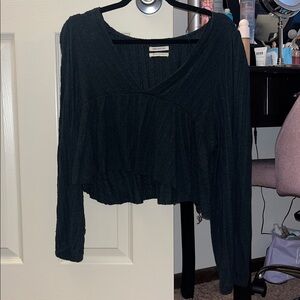 Urban Outfitters Black Knit Top